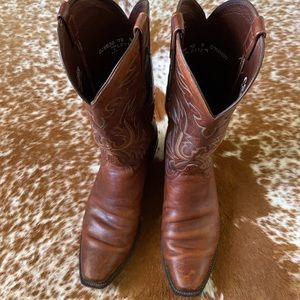 Lucchese Burns Brown Cowboy Boots